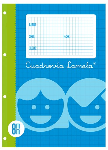 LAMELA - Recambio 100 Hojas 4º cuadrícula 8 0 (Ref.8008)