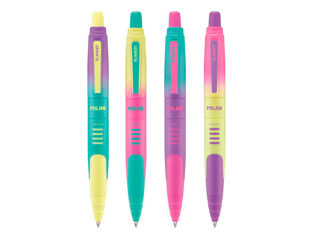 MILAN - BOLIGRAFO COMPACT SUNSET EXPOSITOR de 20 (Ref.176568920SN)