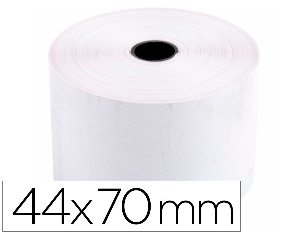 Q-CONNECT - ROLLO SUMADORA TERMICO 44 MM ANCHO X 70 MM DIAMETRO (Ref.KF00856)