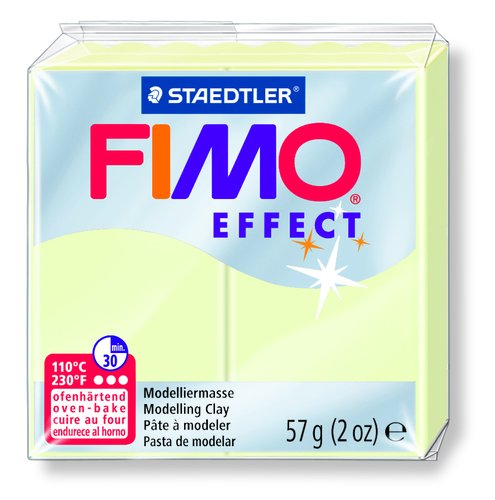 STAEDTLER - PASTA FIMO EFFECT 56 GR FOSFORESCENTE (Ref.8020-04)