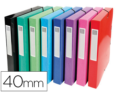 EXACOMPTA - Carpeta DE PROYECTOS A4 40 MM COLORES SURTIDOS (Ref.59929E)