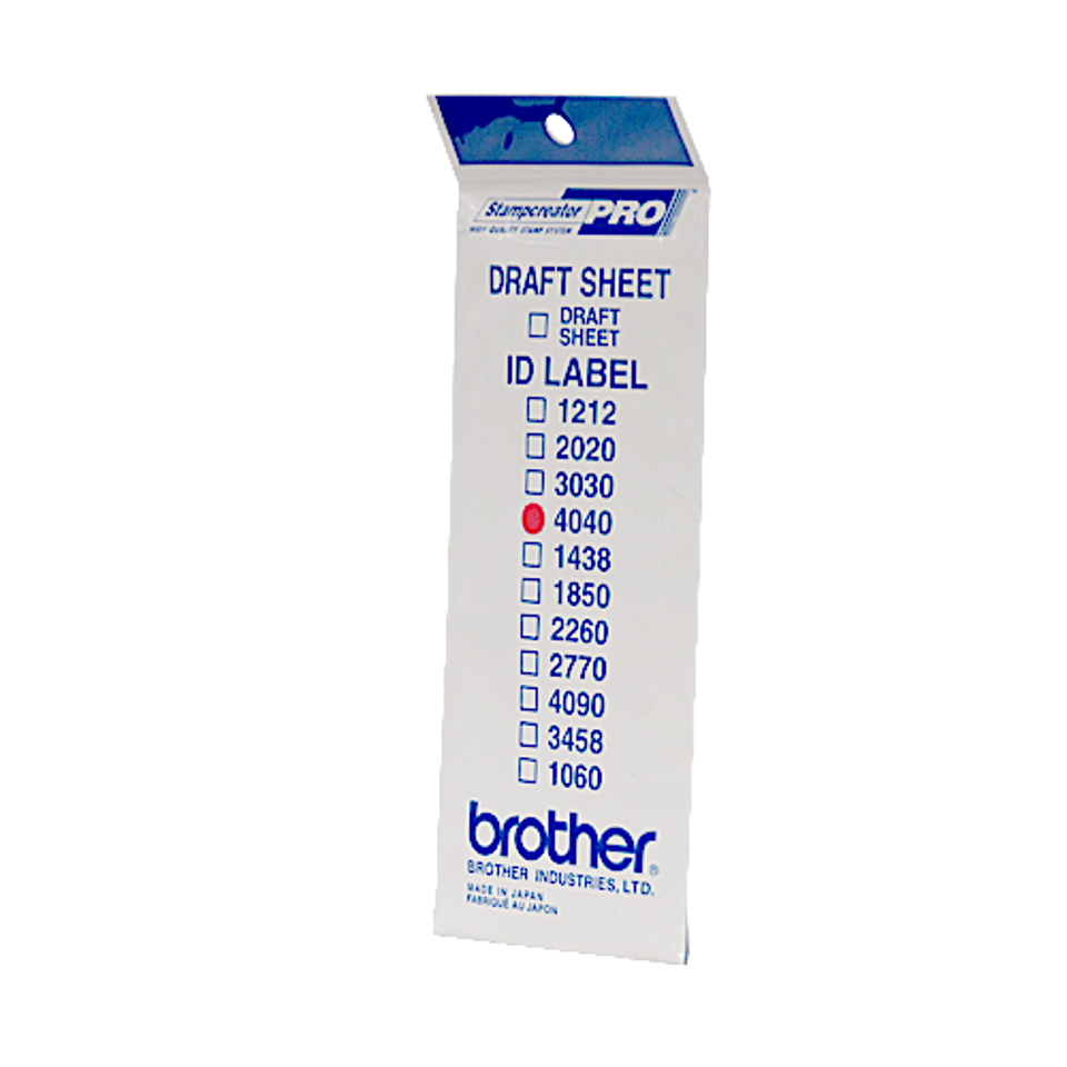 BROTHER - Etiqueta precortada 40X40mm Blanco (Ref.ID4040)