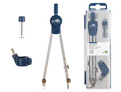 LIDERPAPEL - COMPAS ARTICULADO -CON ADAPTADOR UNIVERSAL (Ref.MP01)