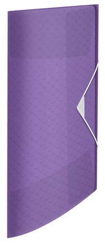 ESSELTE - CARPETA GOMAS TRES SOLAPAS COLOUR ICE POLIPROPILENO DIN A4 COLOR ALBARICOQUE (Ref.626221)