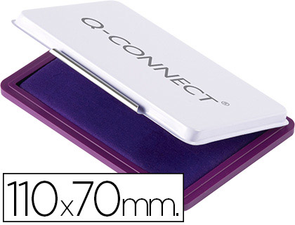 Q-CONNECT - TAMPÓN N.2 110X70 MM VIOLETA (Ref.KF25213)