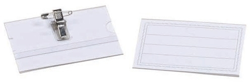 IBERPLAS - Identificadores Caja 50 Ud 55X90 Pinza+imperdible (Ref.2076PI)