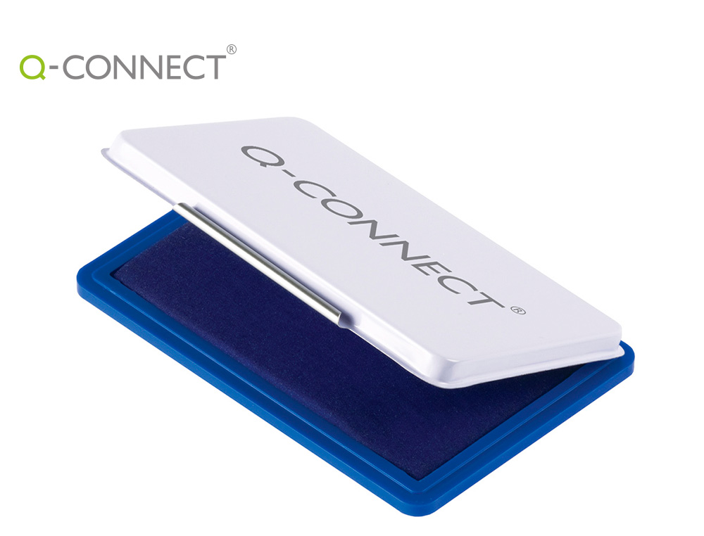 Q-CONNECT - TAMPÓN Nº 2 AZUL 110X70 MM (Ref.KF25209)