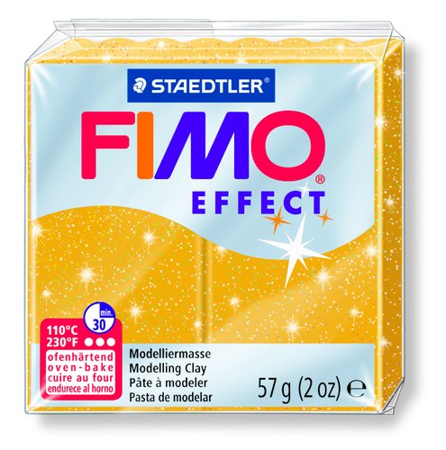 STAEDTLER - PASTA FIMO EFFECT 56 GR ORO PURPURINA (Ref.8020-112)