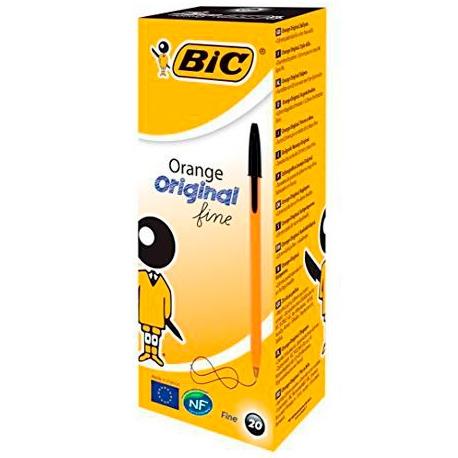 BIC - BOLIGRAFO NARANJA NEGRO (Ref.110114 / 8099231)