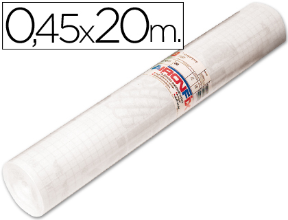 AIRONFIX - Rollo Papel manualidades 20 m x 45 cm PVC Transparente (Ref.67000)