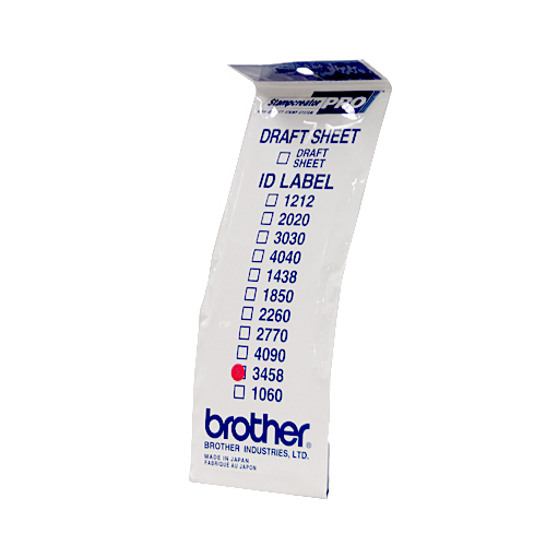 BROTHER - Etiqueta precortada WH PAP 34X58MM (Ref.ID3458)
