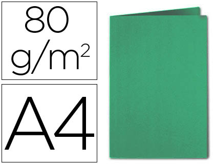 CLAIREFONTAINE - Subcarpeta Bahia A4 Cartulina Verde oscuro 80 G (Ref.800004E)
