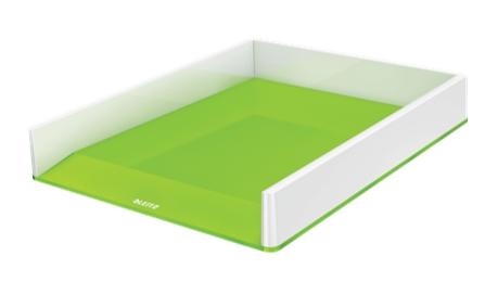 LEITZ - Bandeja Wow Dual Verde Metalizado/Blanco (Ref.53611064)