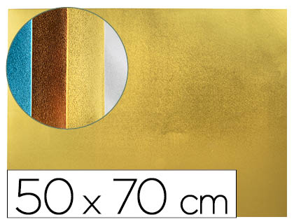 LIDERPAPEL - GOMA EVA 50X70 CM ESPESOR 2 MM METALIZADA ORO (Ref.GE88)