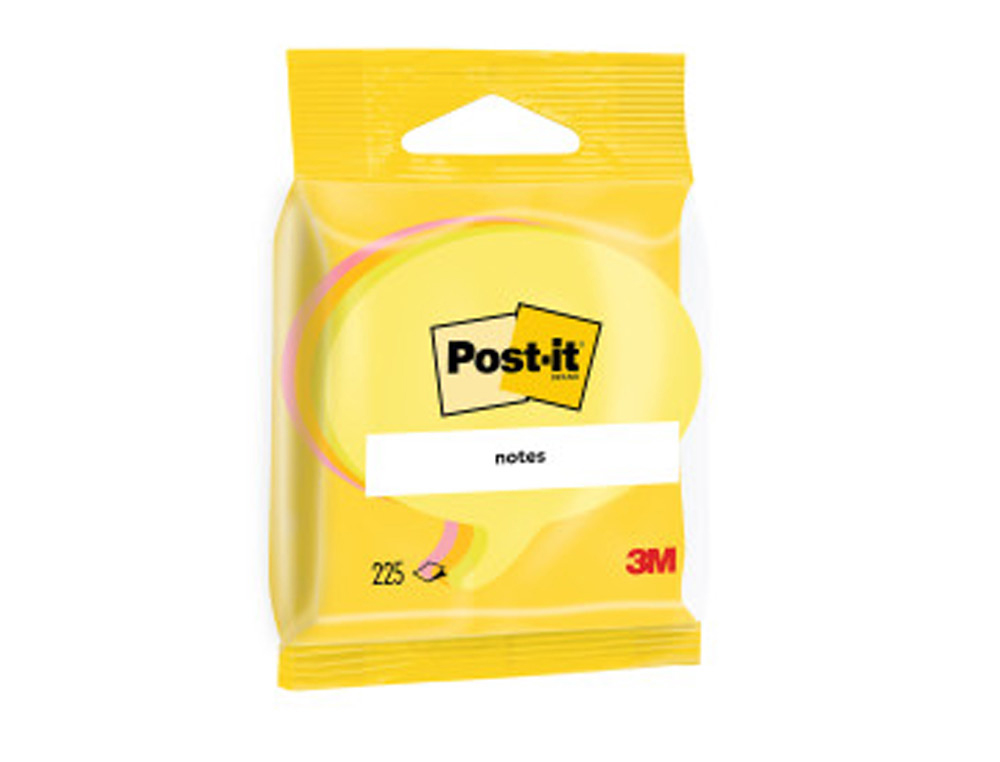 POST-IT - Notas adhesivas Forma bocadillo 225h Combinación colores (Ref.FT510076654)