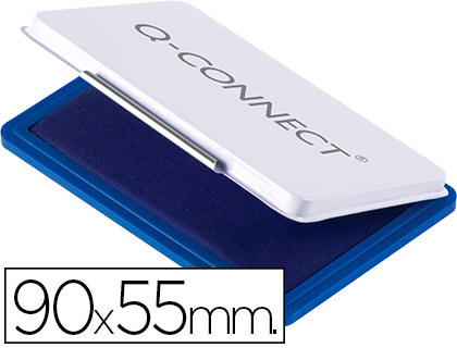 Q-CONNECT - TAMPÓN N.3 90X55 MM AZUL (Ref.KF16313)