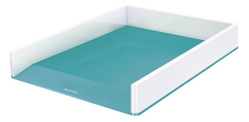 LEITZ - BANDEJA SOBREMESA WOW DUAL TURQUESA/BLANCO (Ref.53611051)