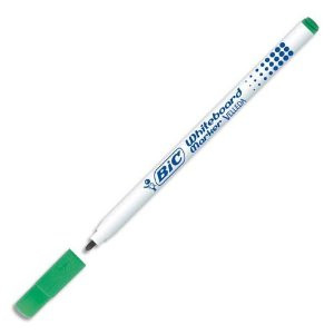 BIC - Marcador pizarra blanca Punta fina Tinta base alcohol Verde (Ref.841839)