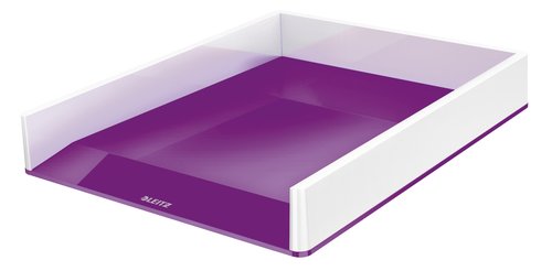 LEITZ - BANDEJA SOBREMESA WOW DUAL VIOLETA/BLANCO (Ref.53611062)