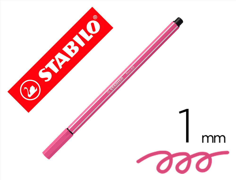 STABILO - Rotulador Pen 68 malva (Ref.68/17)
