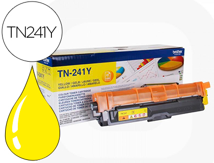 BROTHER - Toner Laser ORIGINALES AMARILLO 1,4K TN-241Y (Ref.TN241Y)