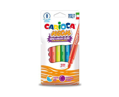 CARIOCA - ROTULADOR NEON CAJA DE 8 COLORES (Ref.42785)