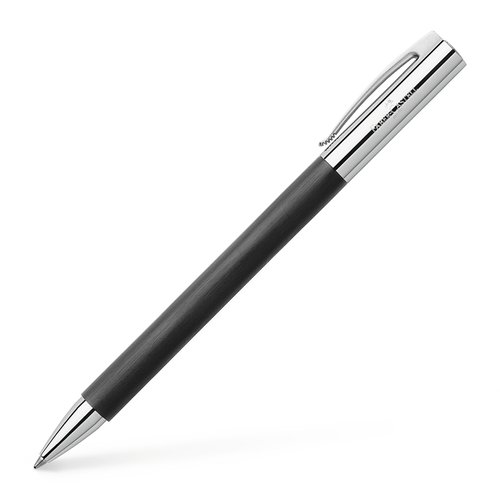 FABER CASTELL - Boligrafo Ambition Resina Negro Trazo 0.7 mm Tinta negra (Ref.148130)