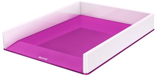 LEITZ - Bandeja Wow Dual Fucsia Metalizado/Blanco (Ref.53611023)