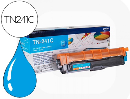 BROTHER - Toner Laser ORIGINALES CYAN 1,4K (Ref.TN241C)