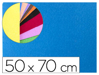 LIDERPAPEL - GOMA EVA 50X70CM 60G/M2 ESPESOR 2MM TEXTURA TOALLA AZUL (Ref.GE17)
