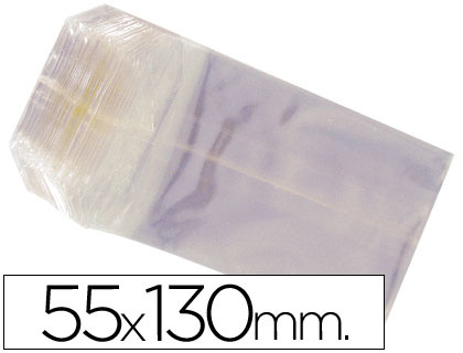 BOLSAS CELOFAN 55X130 MM -PAQUETE 100 