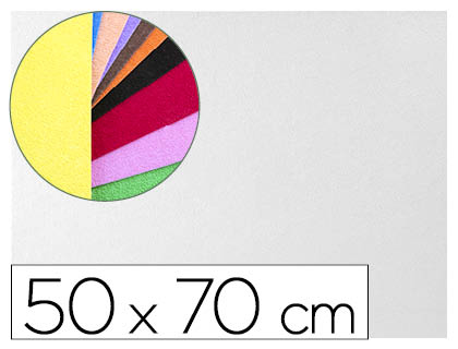 LIDERPAPEL - GOMA EVA 50X70CM 60G/M2 ESPESOR 2MM TEXTURA TOALLA BLANCO (Ref.GE21)