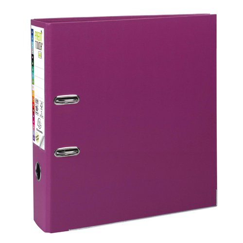 EXACOMPTA - Archivador de Palanca Prem'Touch A4+ Lomo 80mm Fucsia (Ref.53347E)
