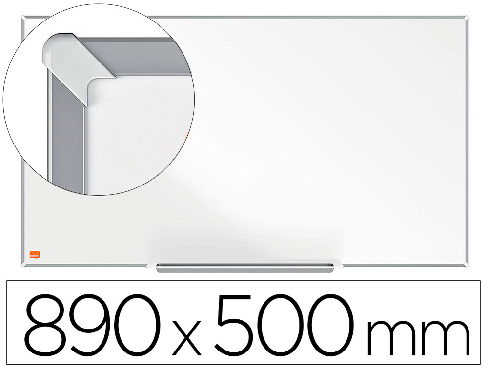 NOBO - Pizarra blanca ip pro 40\" acero vitrificado magnetico 890x500 mm (Ref. 1915249)