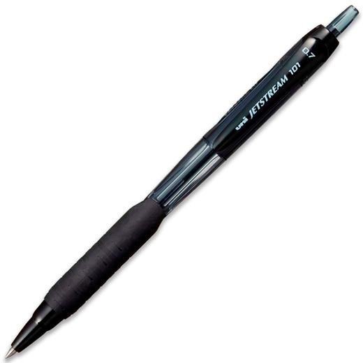 UNI-BALL - BOLIGRAFO JETSTREAM RETRACTIL SXN-101 0,7 MM NEGRO (Ref.140368000)