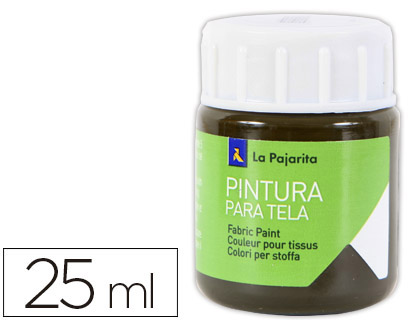 LA PAJARITA - PINTURA PARA TELA SOMBRA 25 ML (Ref.T-15)