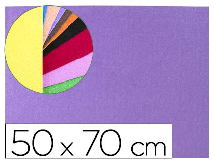 LIDERPAPEL - GOMA EVA 50X70CM 60G/M2 ESPESOR 2MM TEXTURA TOALLA LILA (Ref.GE19)