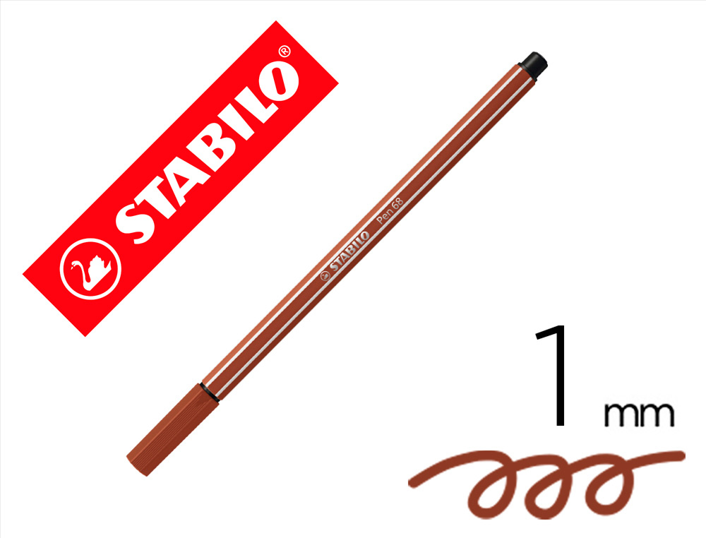 STABILO - Rotulador Pen 68 sanguina (Ref.68/38)