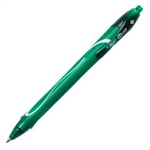 BIC - BOLIGRAFO GELOCITY QUICK DRY RETRACTIL TINTA GEL VERDE PUNTA DE 0,7 MM (Ref.964771)