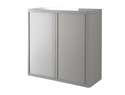 PAPERFLOW - ARMARIO FAST- ESTRUCTURA DE ACERO Y POLIESTIRENO CON 2 PUERTAS CORREDERAS Y CERRADURA COLOR (Ref.EE000001)