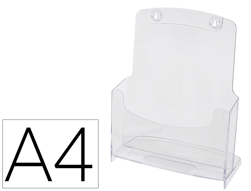 Q-CONNECT - EXPOSITOR SOBREMESA METACRILATO TAMAÑO A4 5753 (Ref.KF04185)