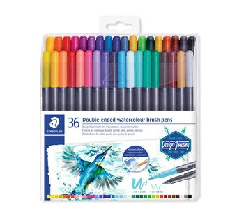 STAEDTLER - ROTULADOR FIBRA 3001 DESIGN JOURNEY DOBLE PUNTA ESTUCHE de 36 (Ref.3001 TB36)
