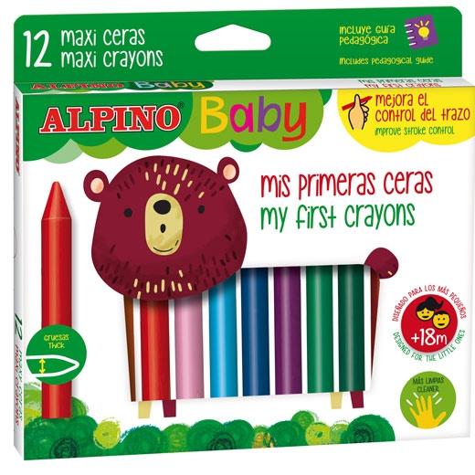 ALPINO - CERAS BABY ESTUCHE DE 12 (Ref.DA000060)