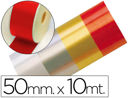 CINTA FANTASIA 10 MT X 50 MM ROJO (Ref.2410-20)