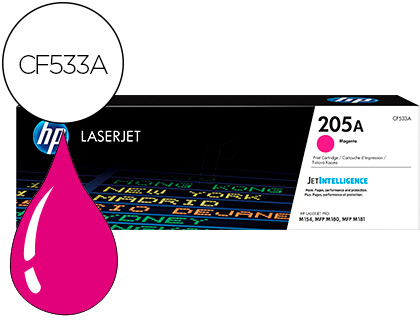 HP - TONER 205A LASERJET M154A / 154NW / MFP M180N / 181FW MAGENTA 900 PAGINAS (Ref.CF533A)