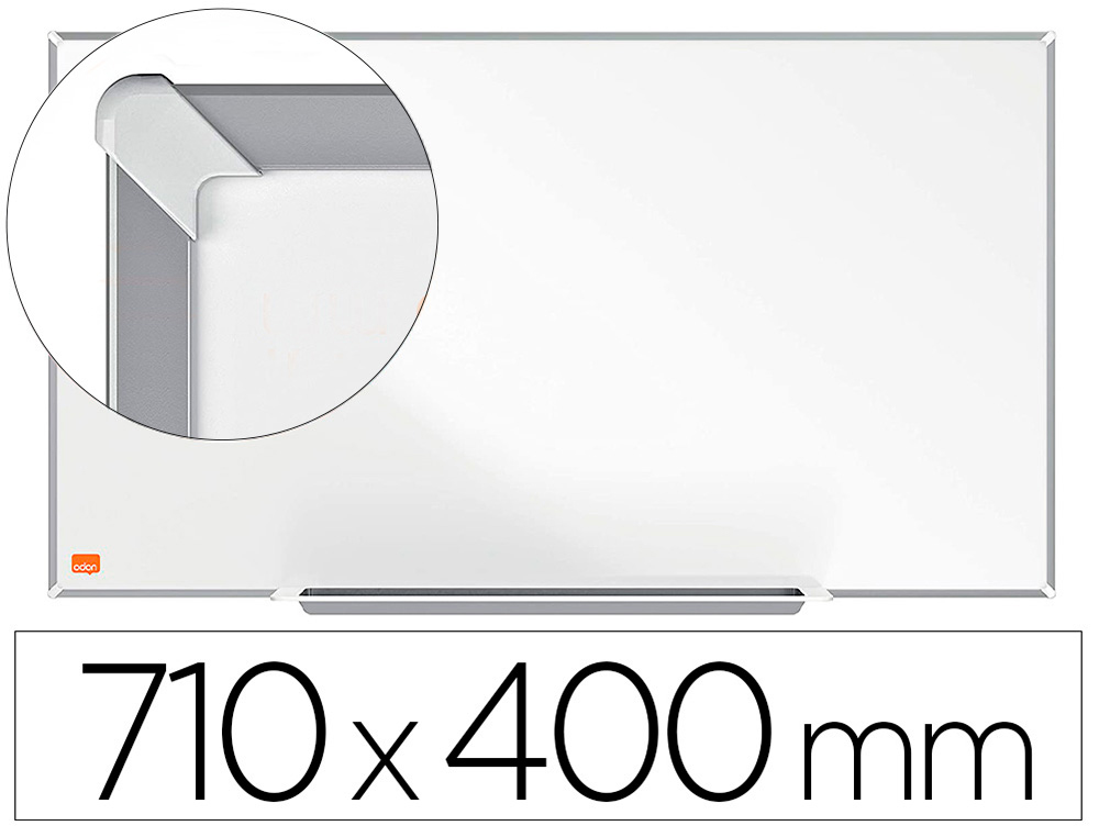 NOBO - Pizarra blanca ip pro 32\" lacada magnetica 710x400 mm (Ref. 1915253)