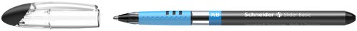 SCHNEIDER - Boligrafo SLIDER BASIC XB.SECADO RÁPIDO.C/CAUCHO.ANCHO TRAZO 0,7MM.COLOR NEGRO. (Ref.151201)