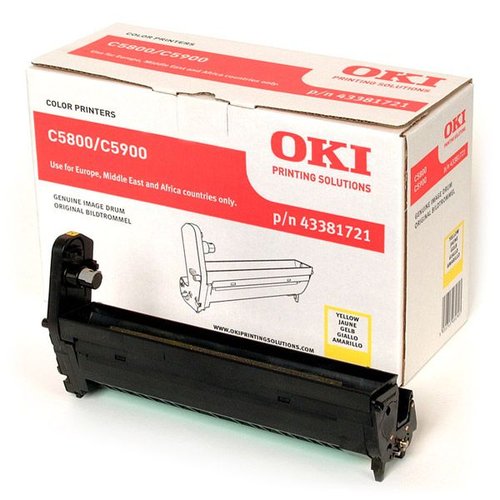 OKI - Tambor Amarillo 20.000 pág. Para 5550MFP/C5800/C5900 (Ref.43381721)