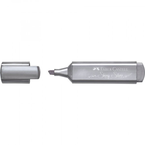 FABER CASTELL - MARCADOR FLUOR FABER-CASTELL TEXTLINER 1546 METALICO PLATA (Ref.154661)