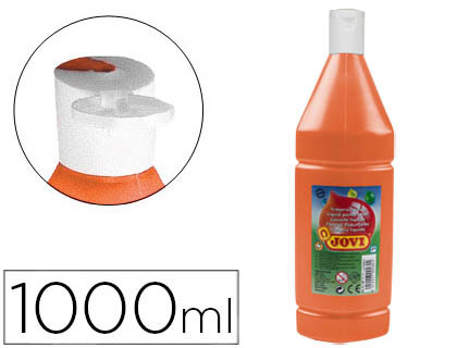 JOVI - TEMPERA LIQUIDA ESCOLAR 1000 ML NARANJA (Ref.51106)